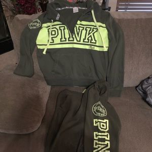 Pink by Victoria’s Secret Hoodie and Sweatpants